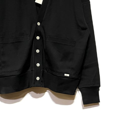 amne "giza round cardigan" (black) unisex