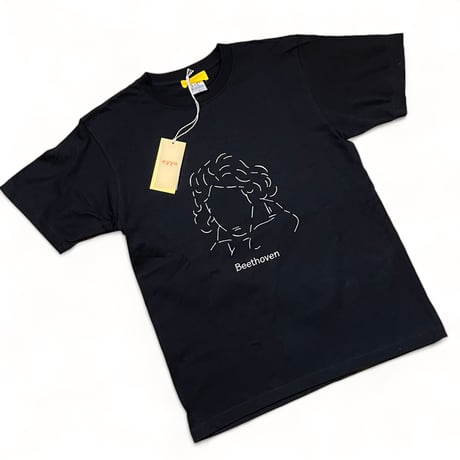 eyya"Beethoven Embroidery S/S Tee"(black)unisex