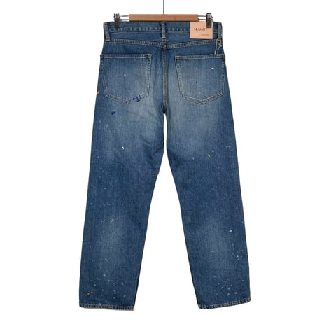 H.UNIT"13.5oz denim paint 5P used wash"(indigo) unisex