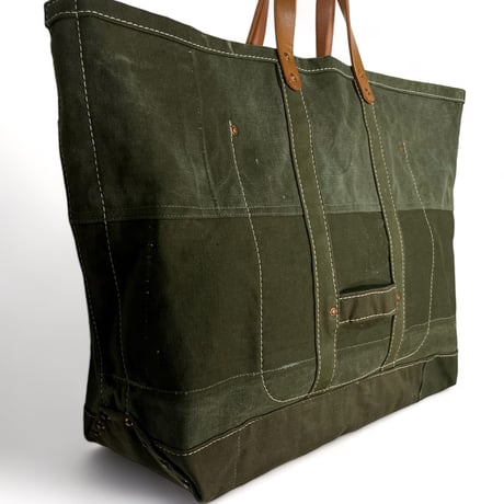 TigreBrocante"Re : military tote bag“(short)unisex