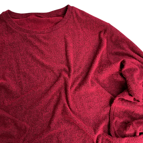 HOLIDAY TRUNKS"homebody3 Pile Long sleeve tee Ver2.0(wine red)unisex