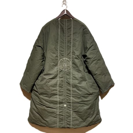Slow Hands "recycle tent down coat for ARCHIVE"(olive)M-B(unisex)