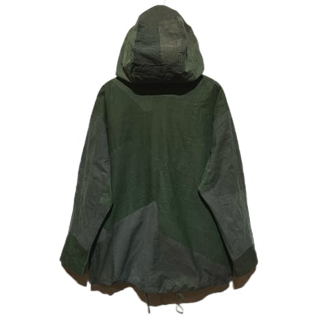 SlowHands”RCL tent pw hooded jacket"(olive-L)unisex
