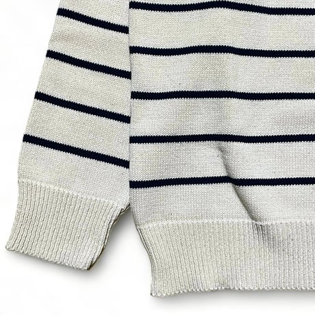 Brimwick U.S.A "stripe cotton crewneck" (natural)unisex