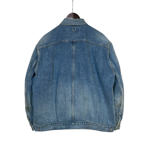 H.UNIT "13.5oz selvage deinim work jacket used wash"( indigo)unisex
