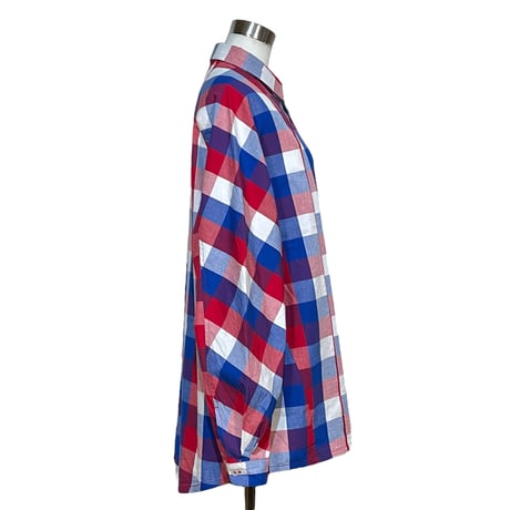 Slow Hands "trico check dolman shirts"(one)unisex