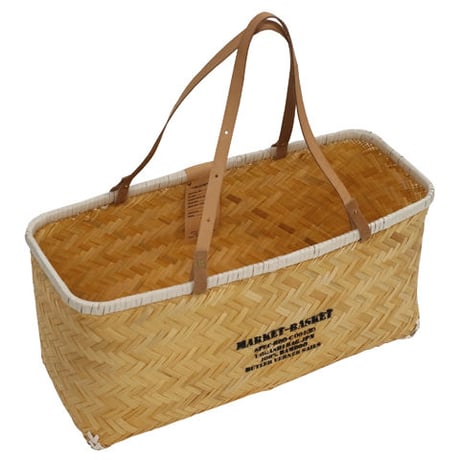 Butler Verner Sails "bamboo×leather market basket"