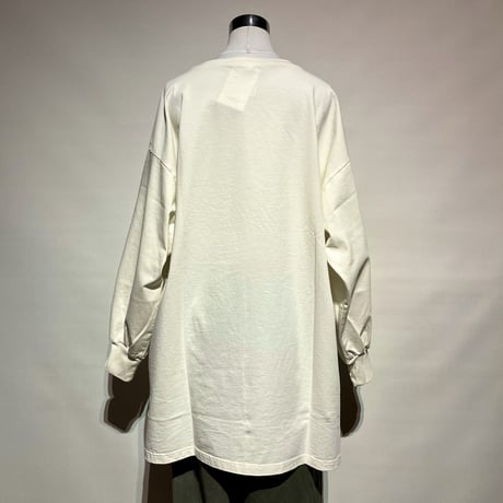 CAERULA"heavy jersey sudor sweat"(white) women's