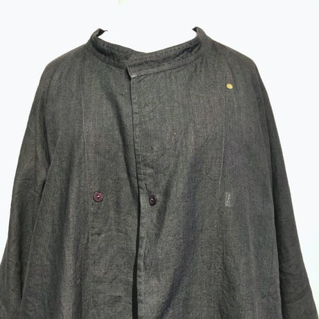 Slow Hands "fine linen gown "(fade black)unisex