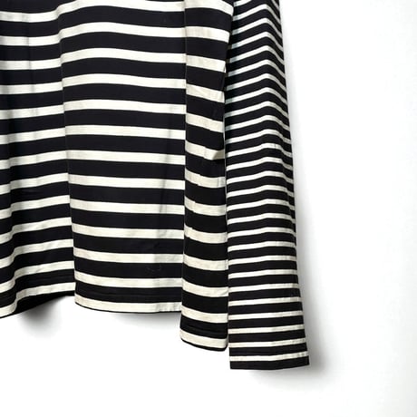 CAERULA PER LIGHTS"border long T"(black)unisex