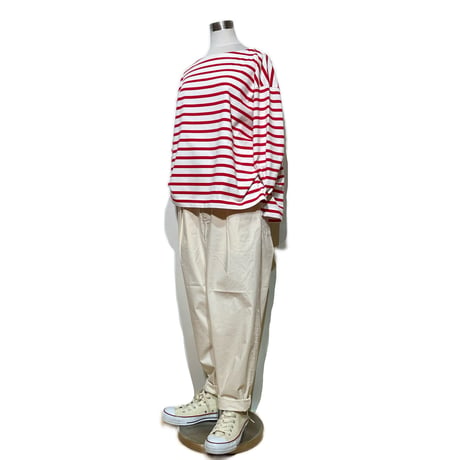 amne "BORDER"gride basque (red)unisex