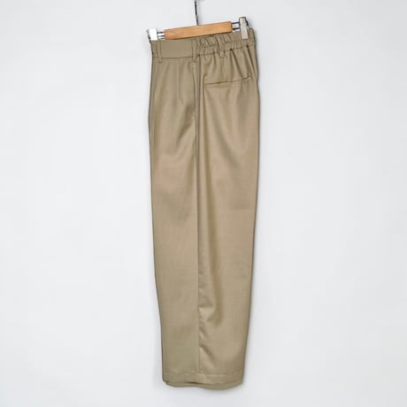 amne "GABARDINE whale's slacks" (beige) unisex