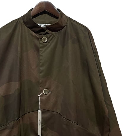FUNSET OF ART “high density gaba camouflage taishou coat"(brown)unisex