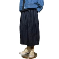 TigreBrocante"6oz denim barrel long  skirt"(indigo)women's