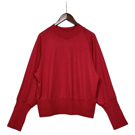 amne "WOOL JERSEY fish mouth" (red) women's