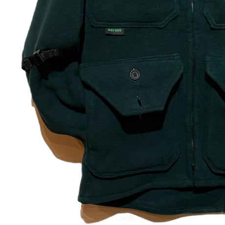 Day One Camouflage "hunting fleece jacket"(deep green)unisex