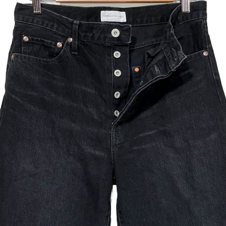 CAERULA PER LIGHTS"13oz denim tapered 5pkt"(black)unisex