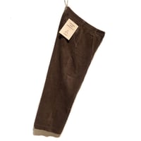 H.UNIT "corduroy crown size trousers"(brown)unisex