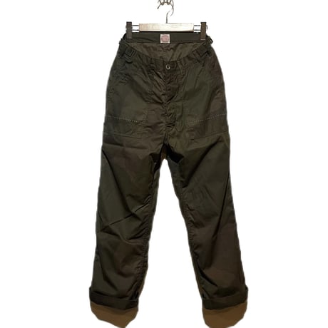 FUNSET OF ART “high density gaba camouflage barker pants"(brown)unisex
