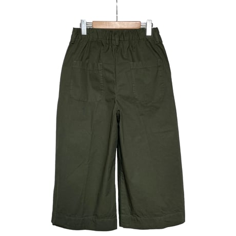 TigreBrocante"zinbabwe wide 8分丈 pants“(khaki)women's