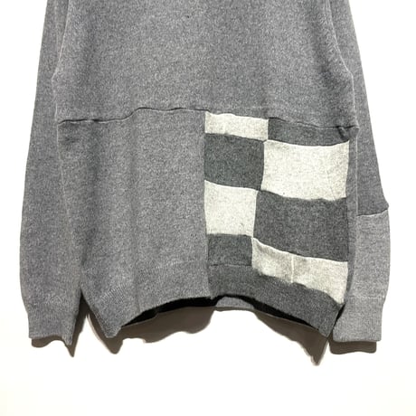 yoused "cashmere remake patchwork sweater(asst)unisex 1(A)