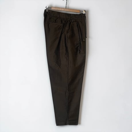 COLINA CAPERTICA "natural dyed moleskin Peg Top Easy Pants"(log wood) unisex