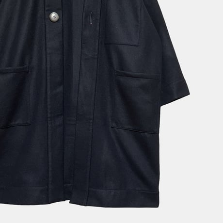 TigreBrocante”wool melton kimono jacket“(navy)unisex