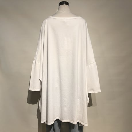 CAERULA "swai jersey big tunic"(whirte) women'