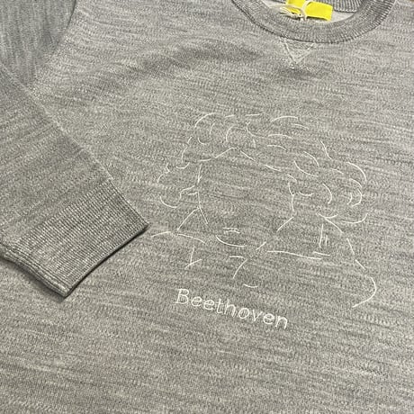 eyya"special pile wool knit sweat [beethoven]"(gray)unisex