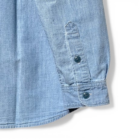 TigreBrocante"4.5oz chambray regular work shirts"(indigo fade)unisex