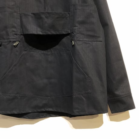 Day One Camouflage "9oz cotton herringbone hunting pullover shirts"(black)unisex
