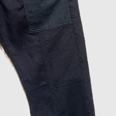 FUNSET OF ART “indigo sashiko patchwork genova pants"(indigo)unisex