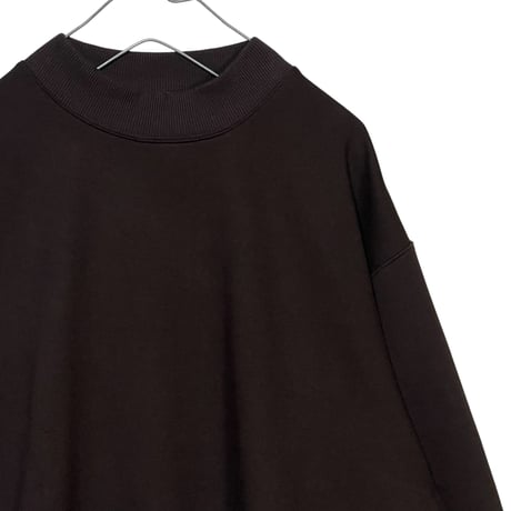 amne"FRENCH TERRY"oval crew(chocolate)unisex