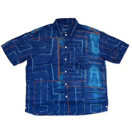 TigreBrocante"double gauze venice beach S/S shirts"(blue)unisex