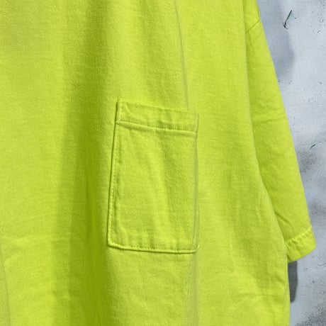 TigreBrocante"20/1 combo 天竺 venice beach pocket-T"(lime green)unisex
