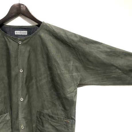 Slow Hands "recycle tent painter jacket"(olive)unisex