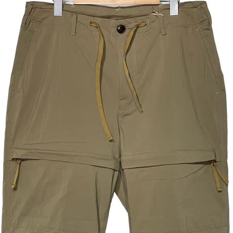 dip ltd "military zip pocket pants" (khaki)unisex