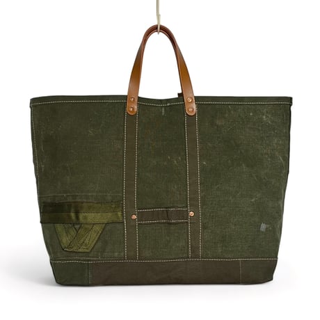 TigreBrocante"Re : military tote bag“(short)unisex
