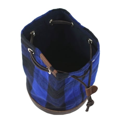 Butler Verner Sails "mold leather buffalo check purse"