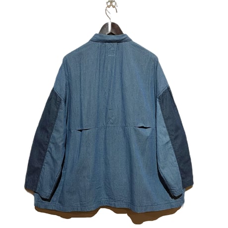 FUNSET OF ART “indigo dot maquignon shirts"(indigo)unisex
