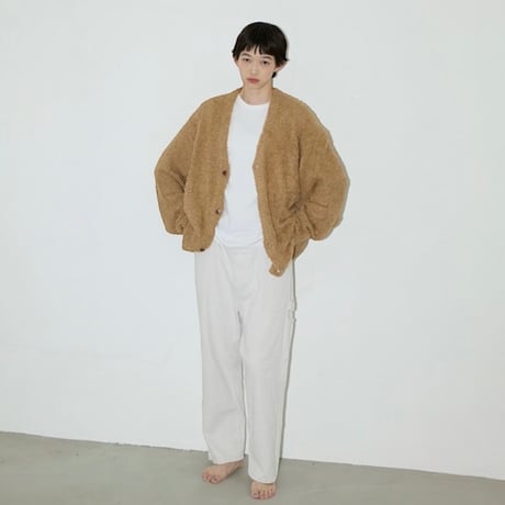 eyya"cotton brushed cardigan"(beige)unisex