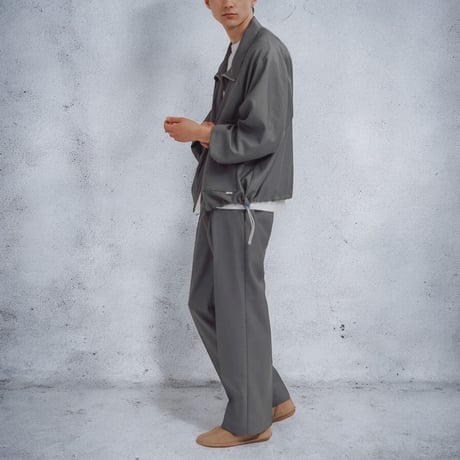 amne"GABARDINE"eel's slacks(hearther)unisex