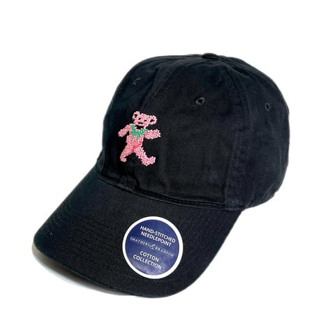 SMATHERS & BRANSON"needle point dancing bear cap"(unisex)
