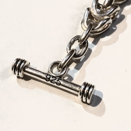 TAXCO VINTAGE "sterling silver bone link bracelet"unisex