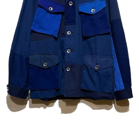 TigreBrocante"euro work mix parachute button jacket-L"(navy mix)unisex