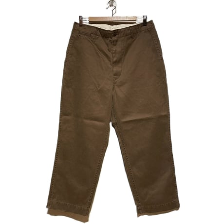 H.UNIT "Weapon work trousers used wash"(brown)unisex