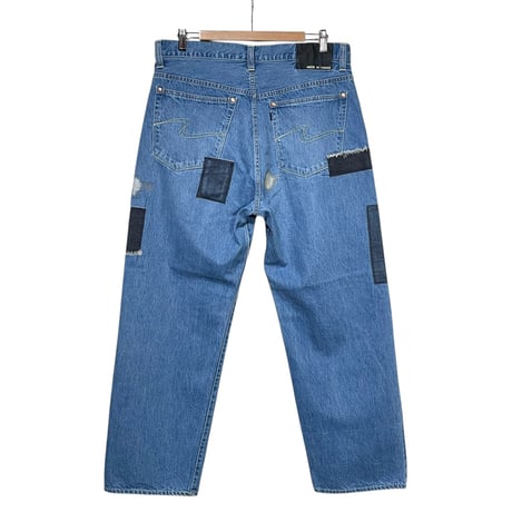 TigreBrocante"12,75oz denim big 5pocket pants“(hand damage)unisex.L
