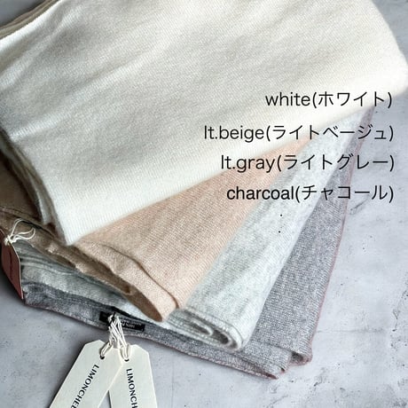 LIMONCHELLO"cashmere knit stole"unisex