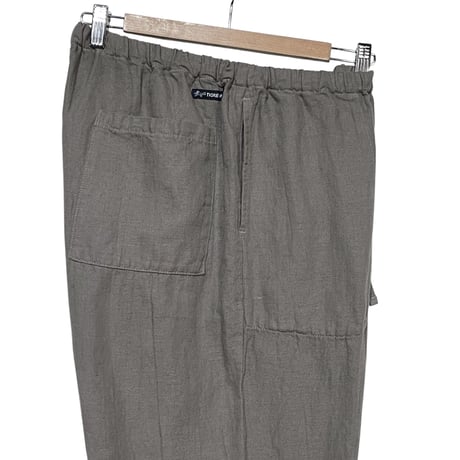 TigreBrocante"cotto linen twill Tagosaku Pants“(graige)unisex