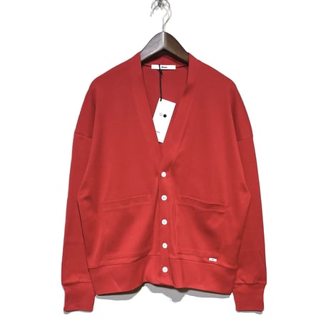 amne "giza round cardigan" (red) unisex
